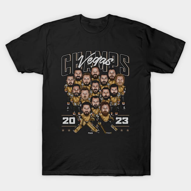 Vegas Hockey Champions 2023 T-Shirt by danlintonpro